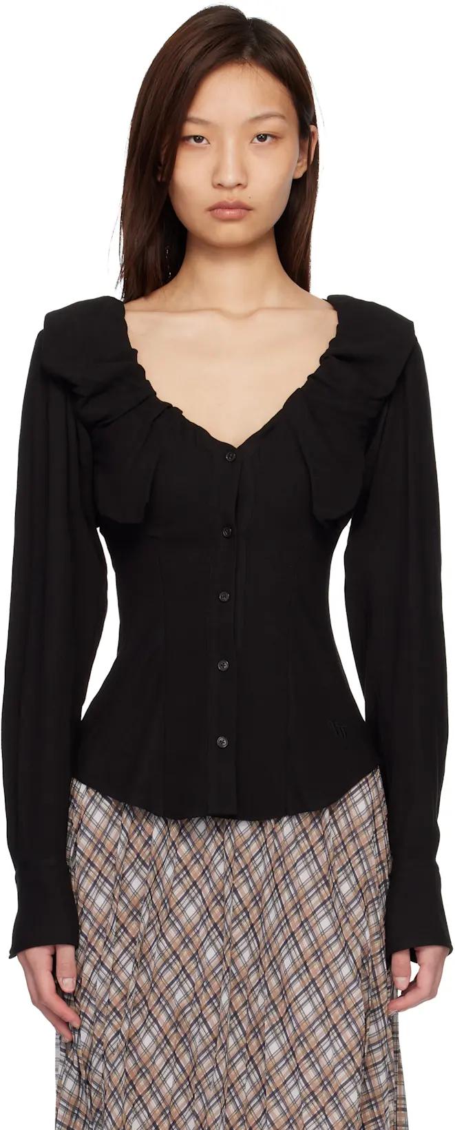 Black Kendall Blouse by VIVIENNE WESTWOOD