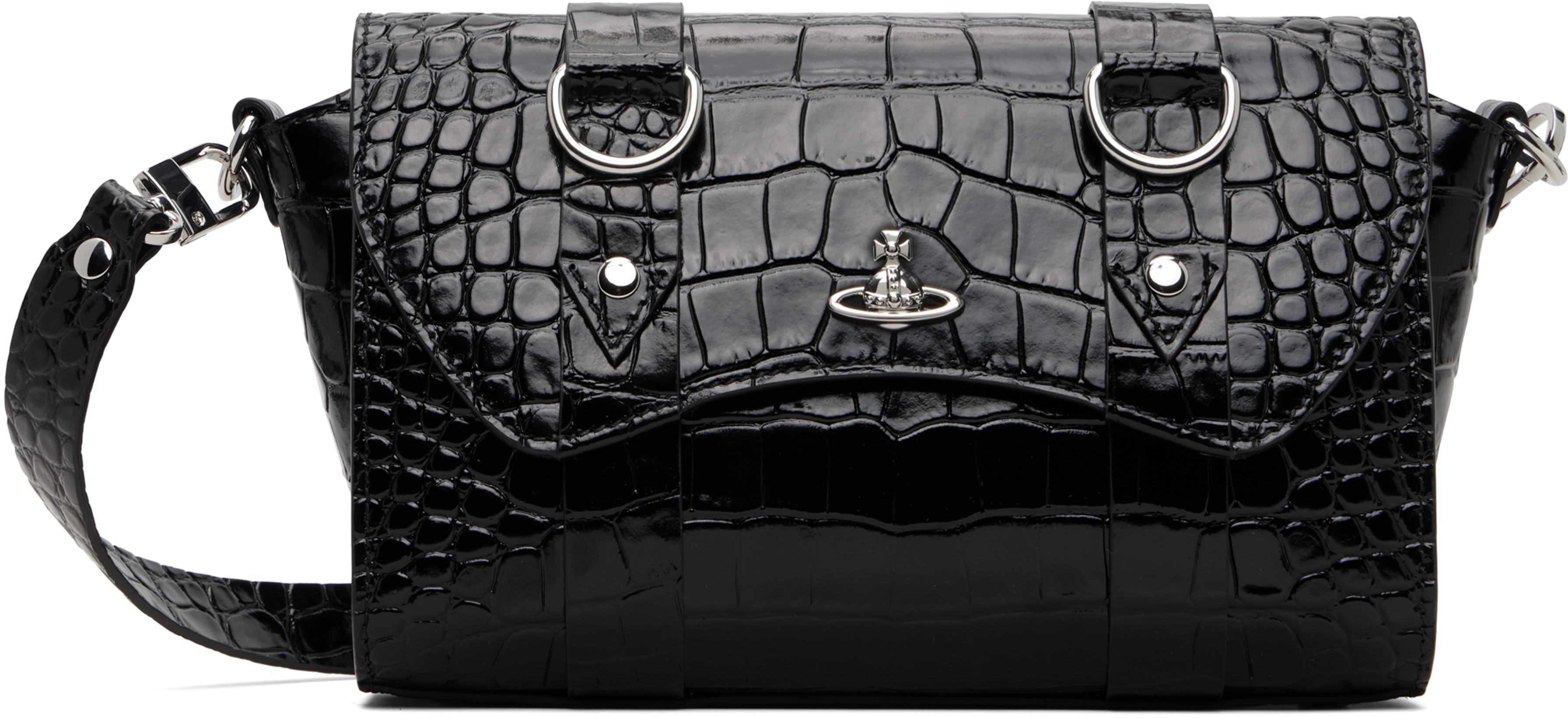 Black Kimmy Crossbody Bag by VIVIENNE WESTWOOD