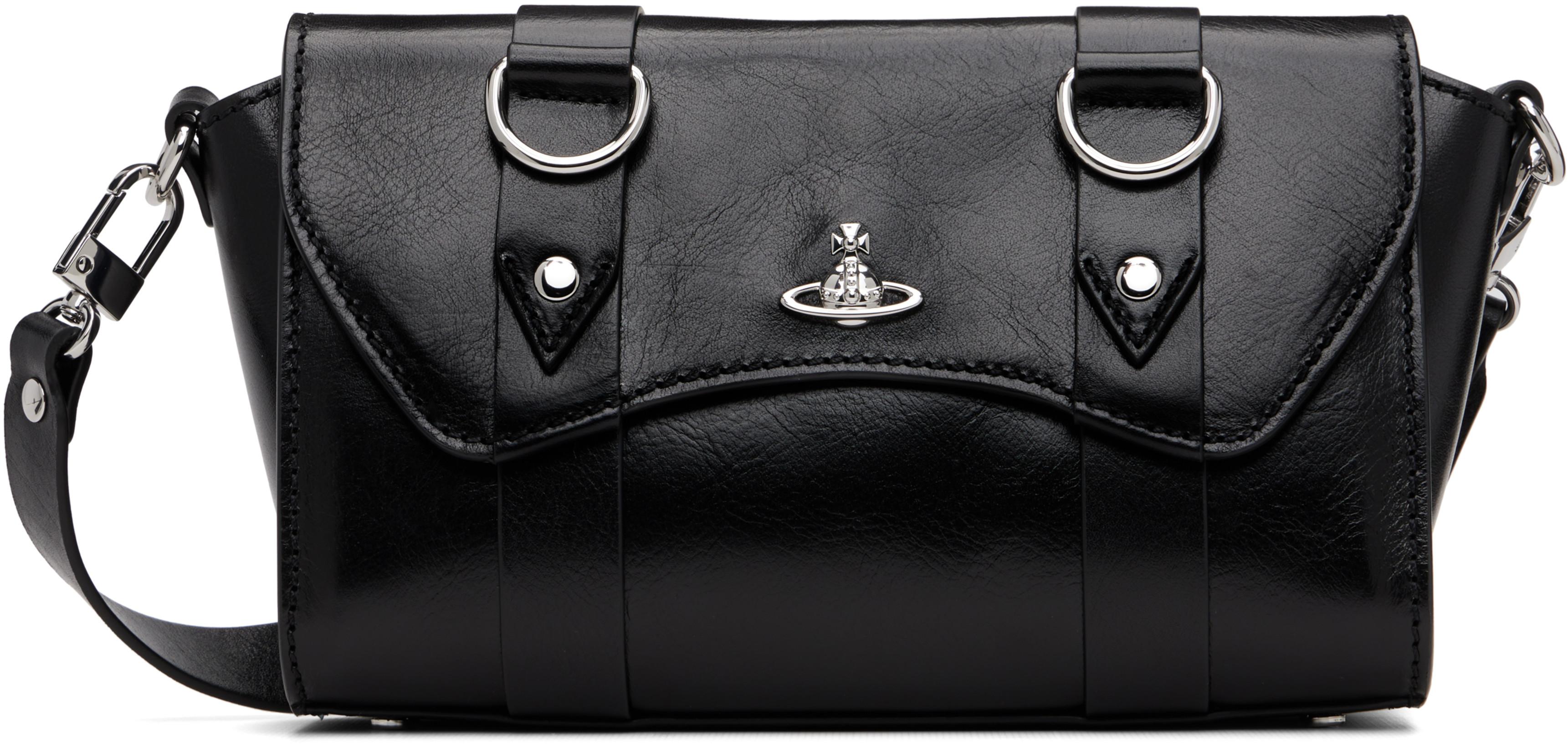 Black Kimmy Crossbody Bag by VIVIENNE WESTWOOD