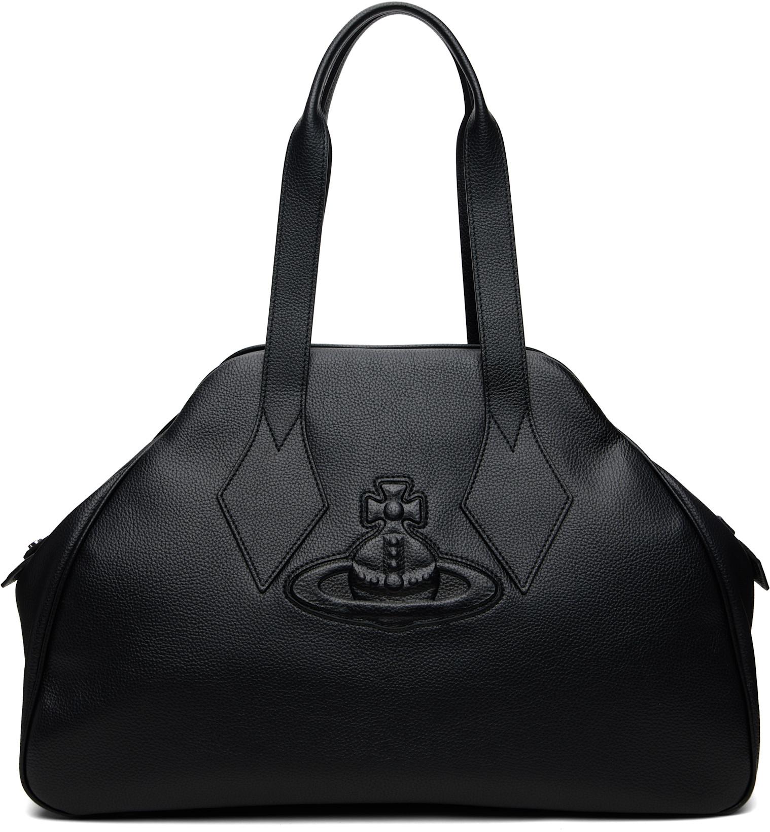 Black Large Yasmine Tote by VIVIENNE WESTWOOD