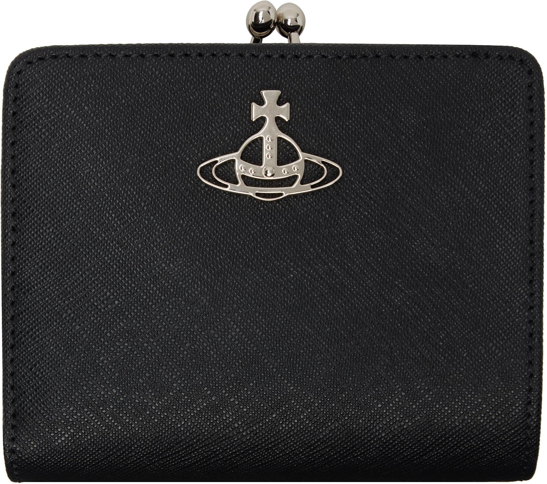 Black Leather Wallet by VIVIENNE WESTWOOD