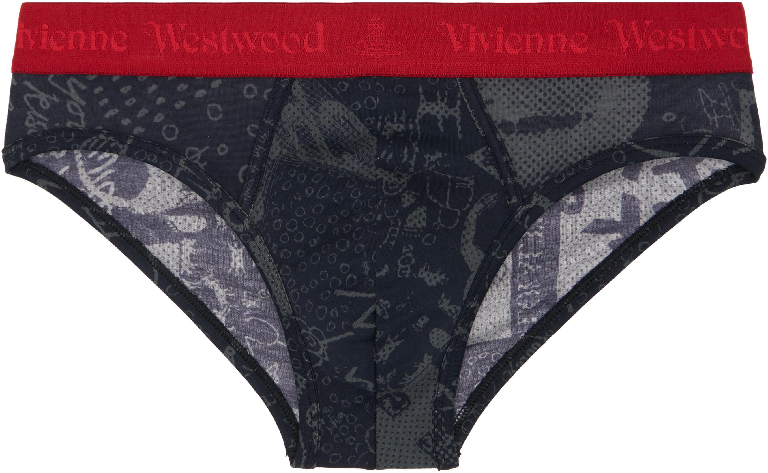 Black 'Let It Rock' Briefs by VIVIENNE WESTWOOD