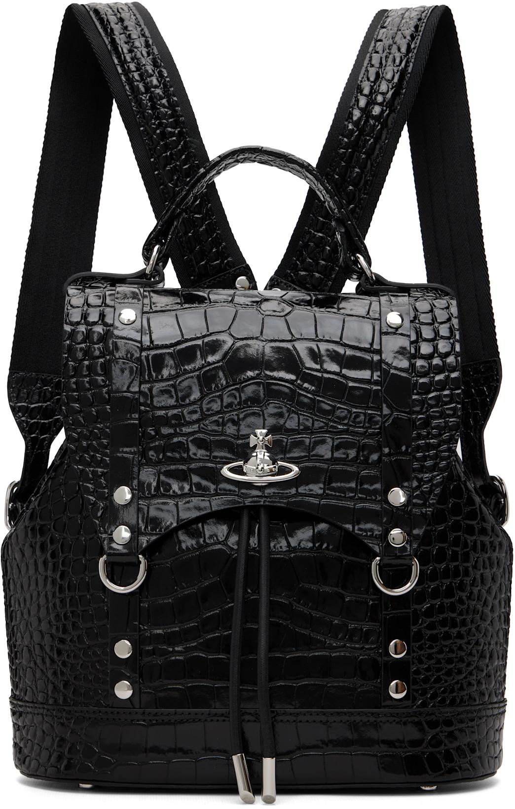 Black Max Small Backpack by VIVIENNE WESTWOOD
