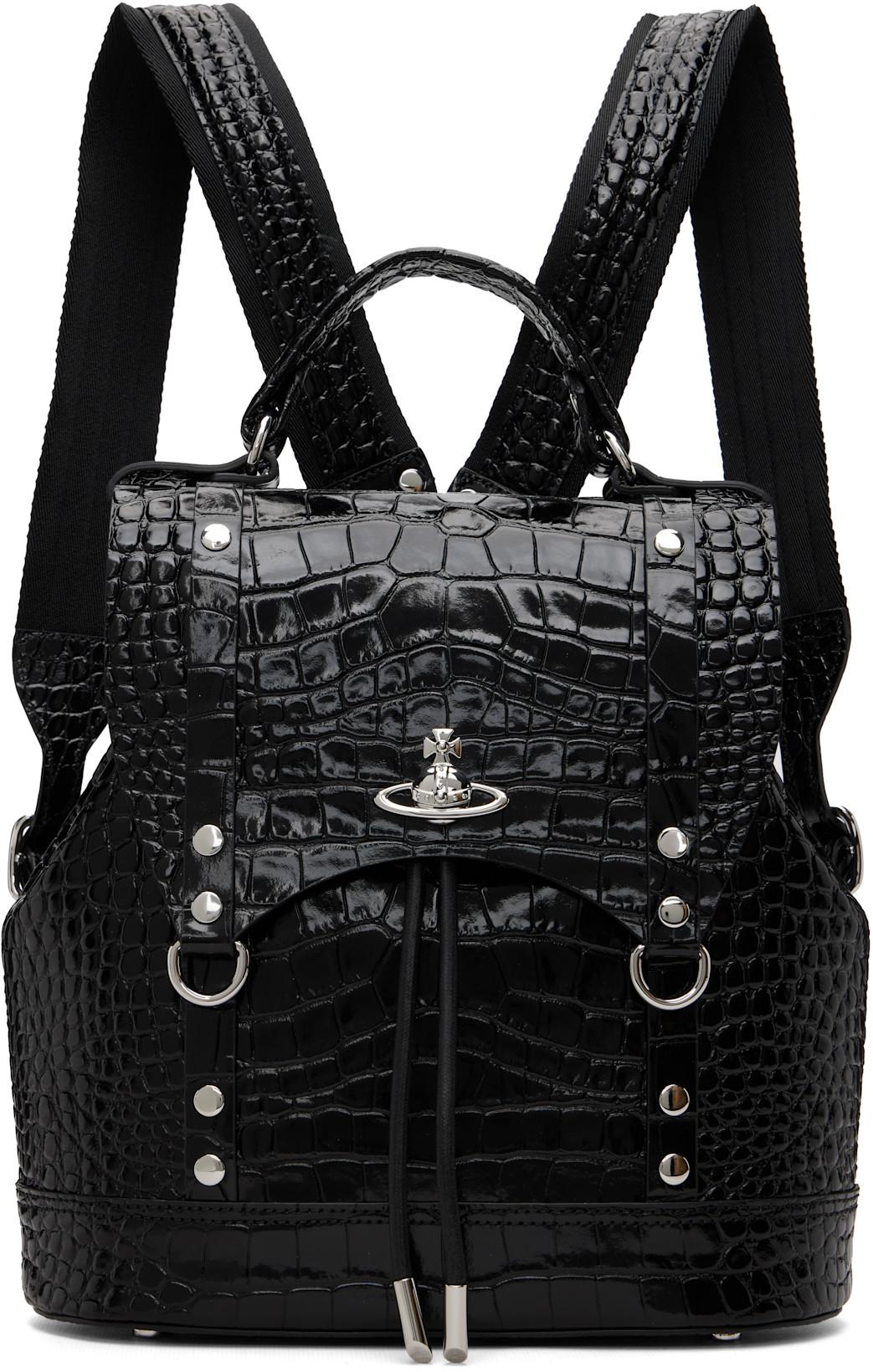 Black Max Small Backpack by VIVIENNE WESTWOOD