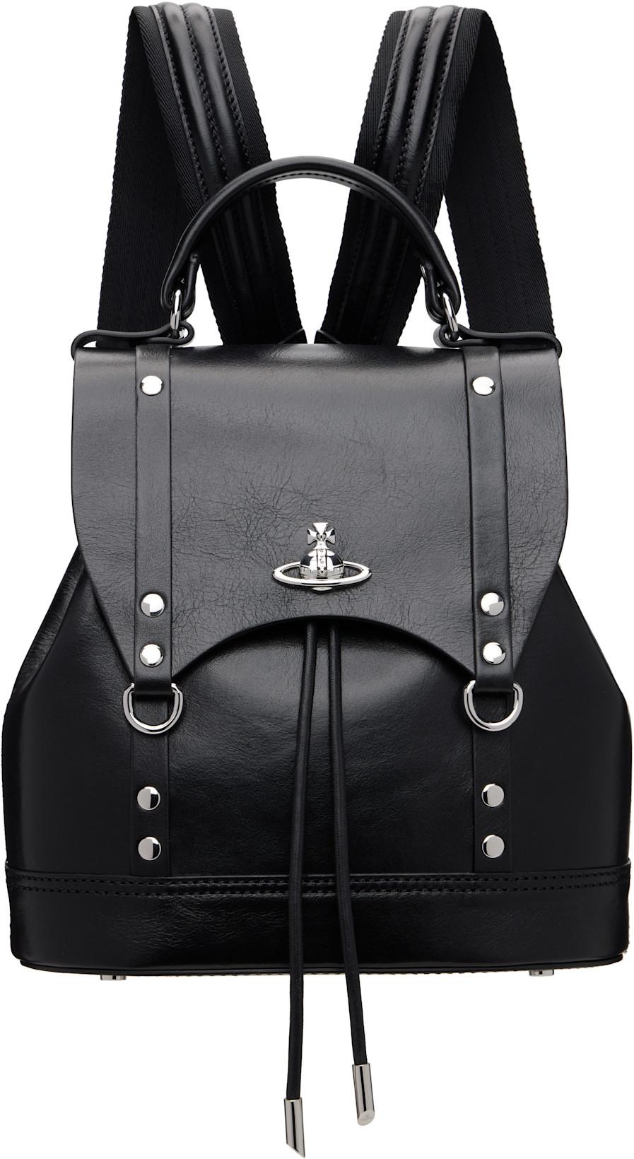 Black Max Small Backpack by VIVIENNE WESTWOOD
