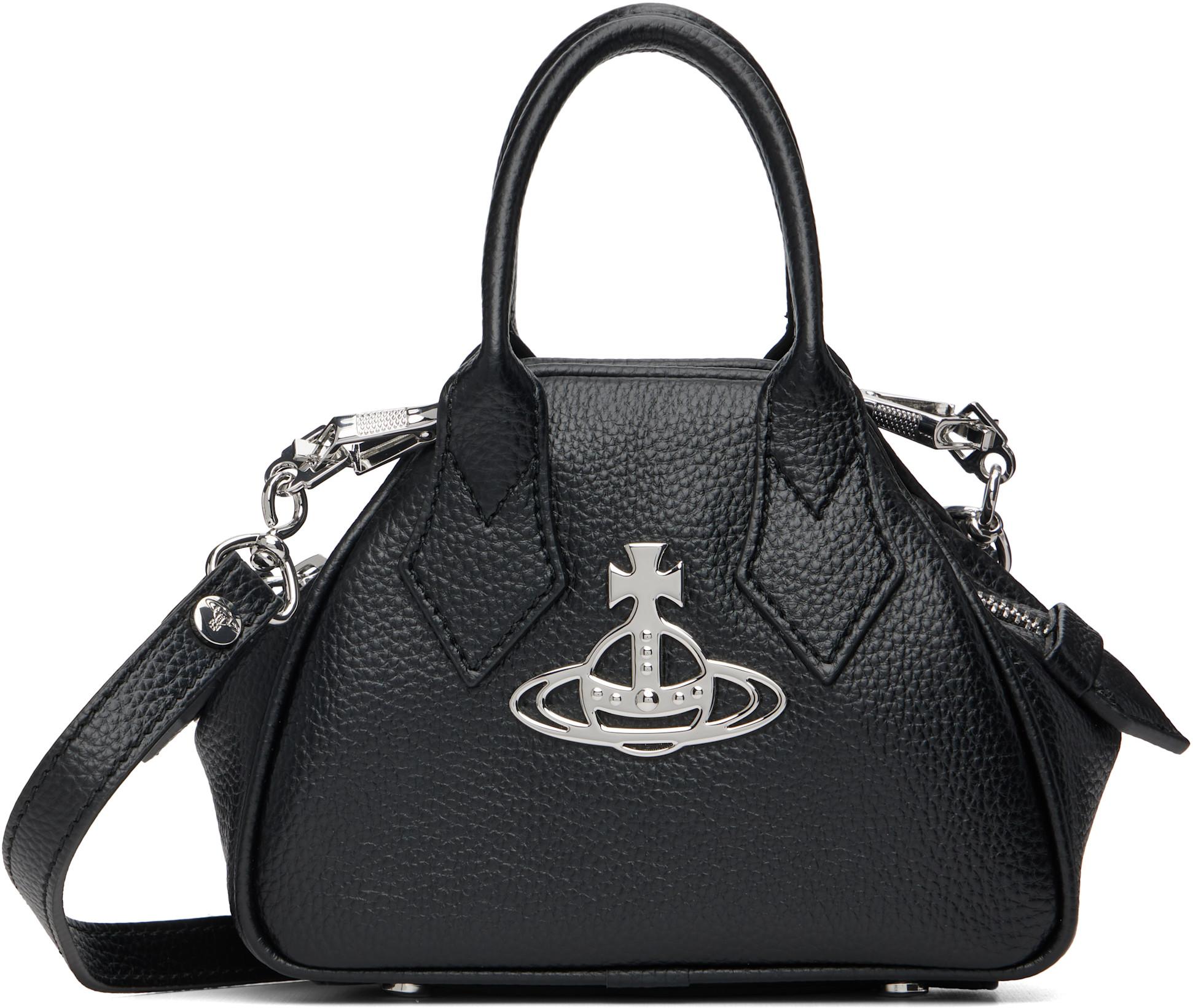 Black Mini Yasmine Bag by VIVIENNE WESTWOOD