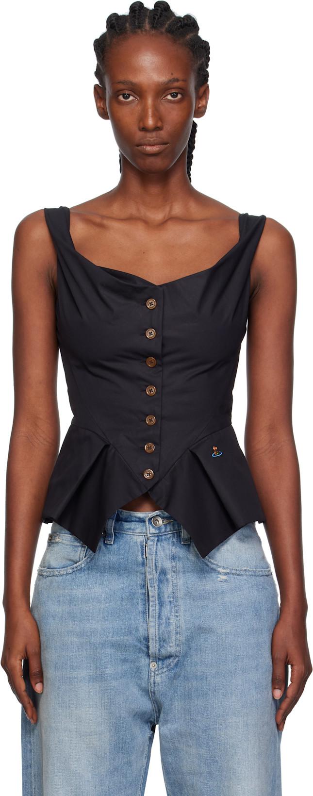 Black Monday Vest Top by VIVIENNE WESTWOOD