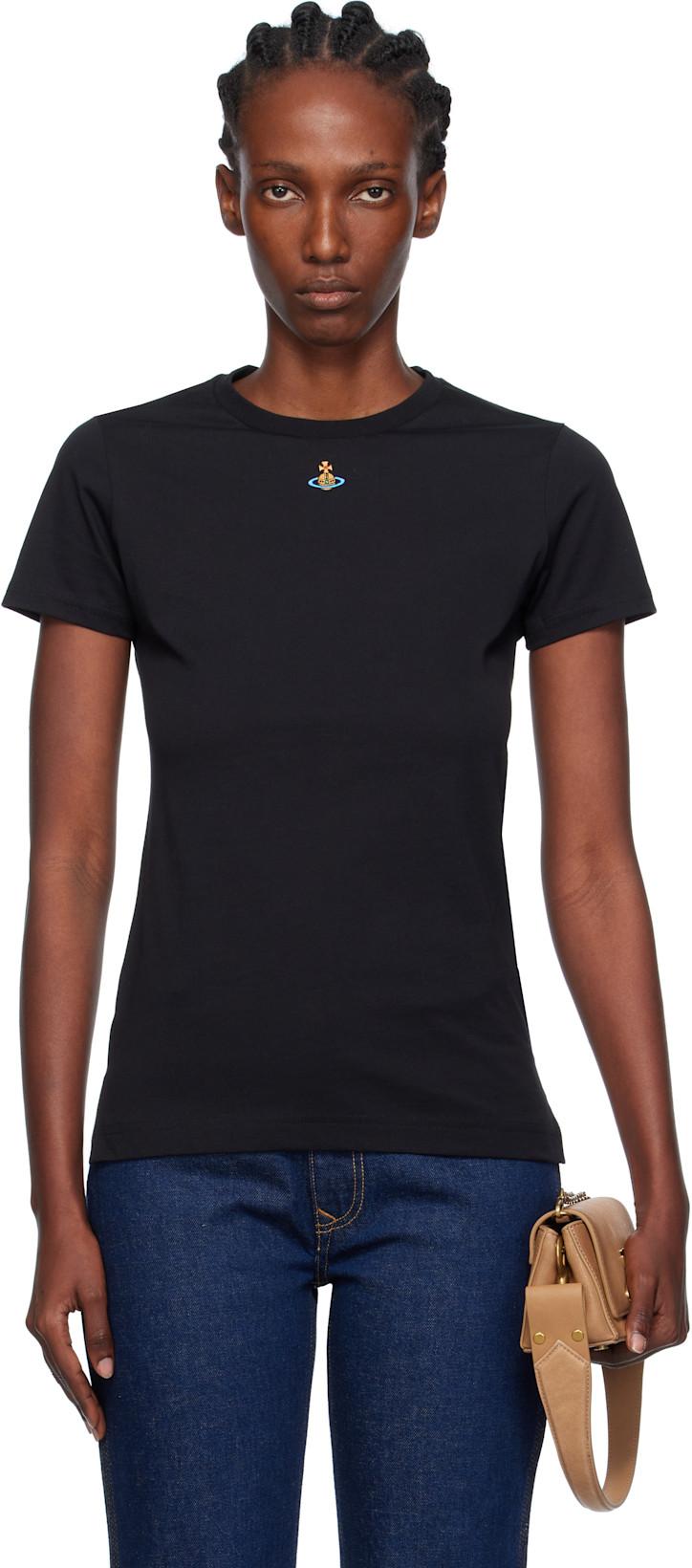 Black Orb Peru T-shirt by VIVIENNE WESTWOOD