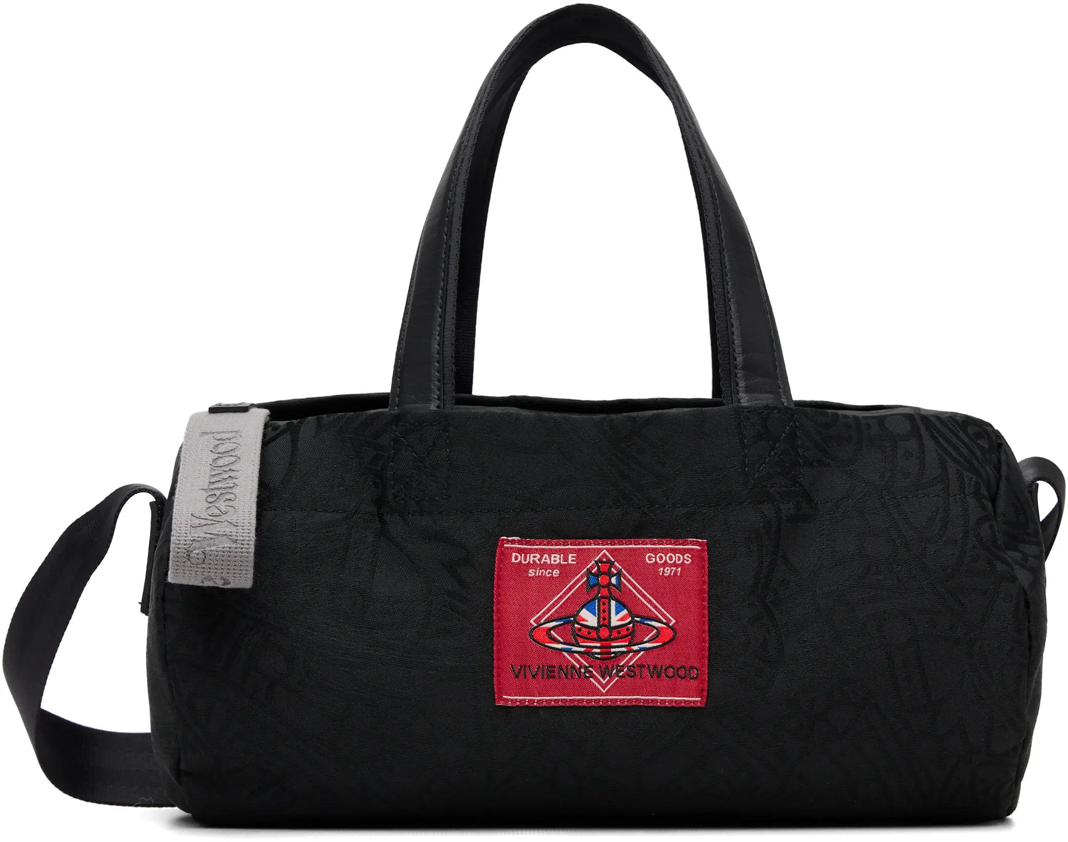 Black Paul Cylinder Crossbody Bag by VIVIENNE WESTWOOD