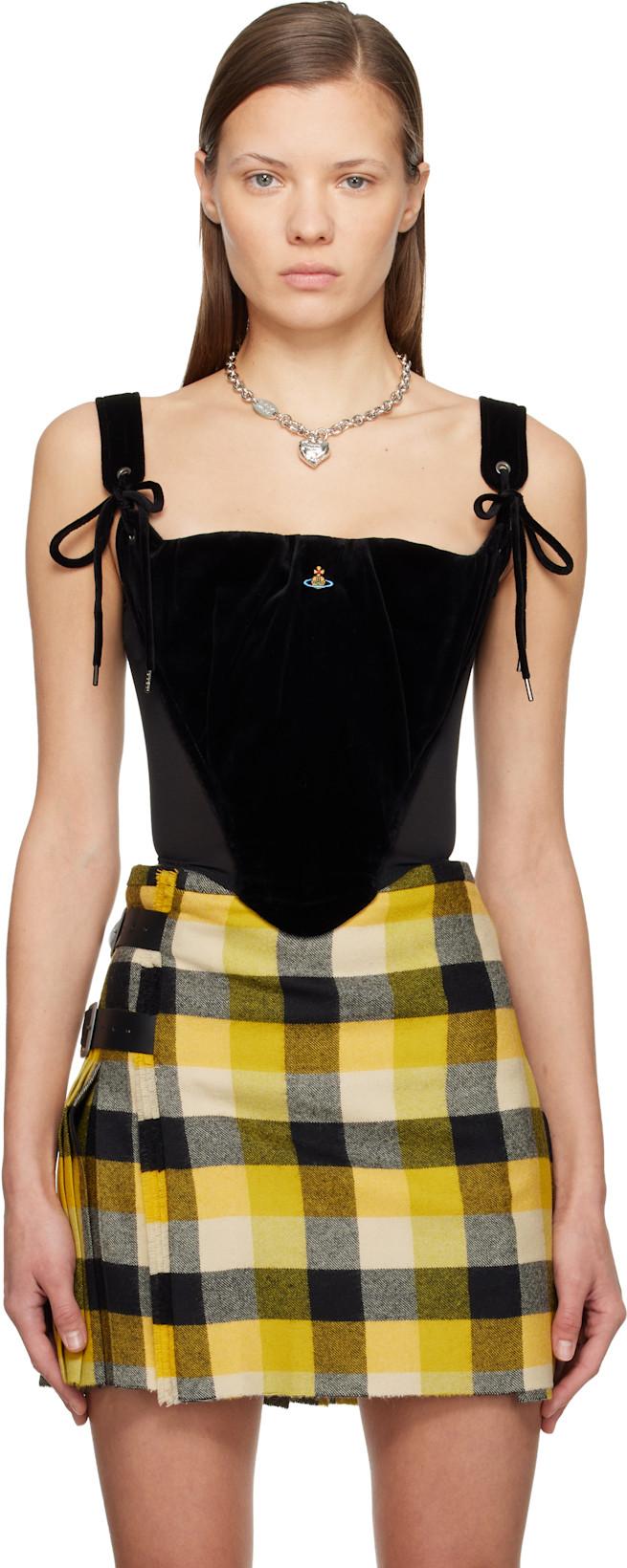 Black Puppy Corset Top by VIVIENNE WESTWOOD