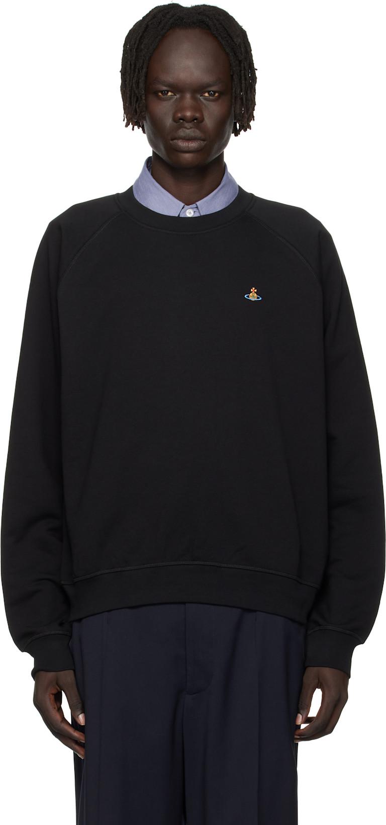 Black Raglan Sweatshirt by VIVIENNE WESTWOOD