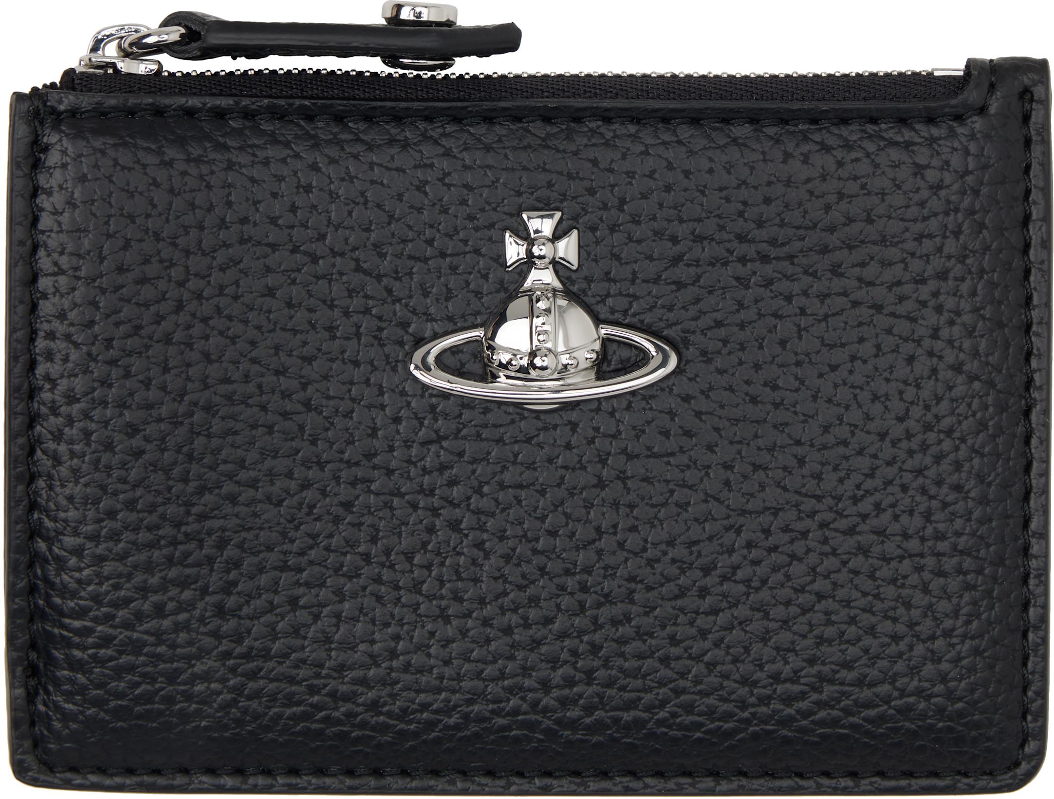 Black Slim LG Card Holder by VIVIENNE WESTWOOD