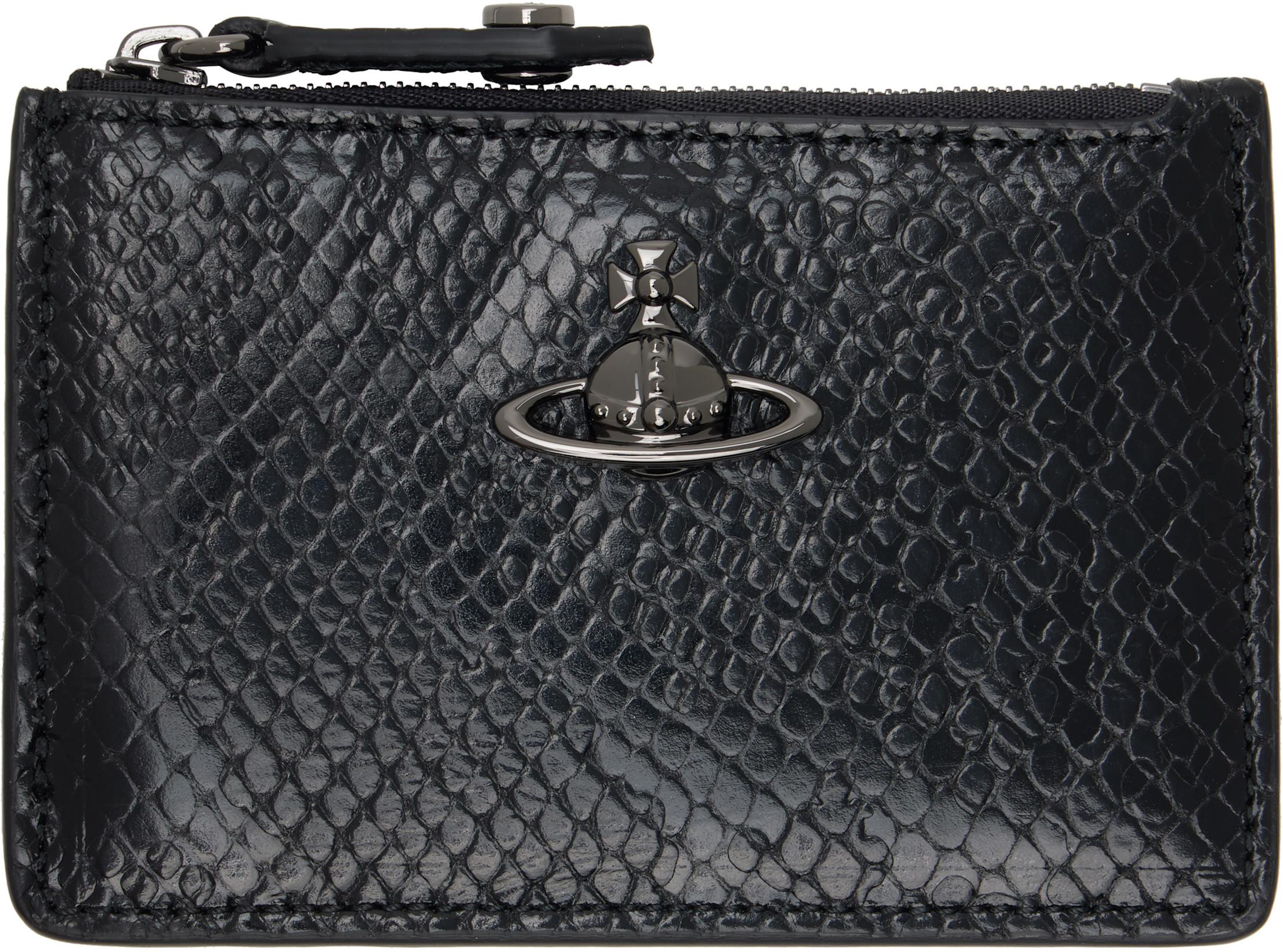 Black Slim LG Card Holder by VIVIENNE WESTWOOD