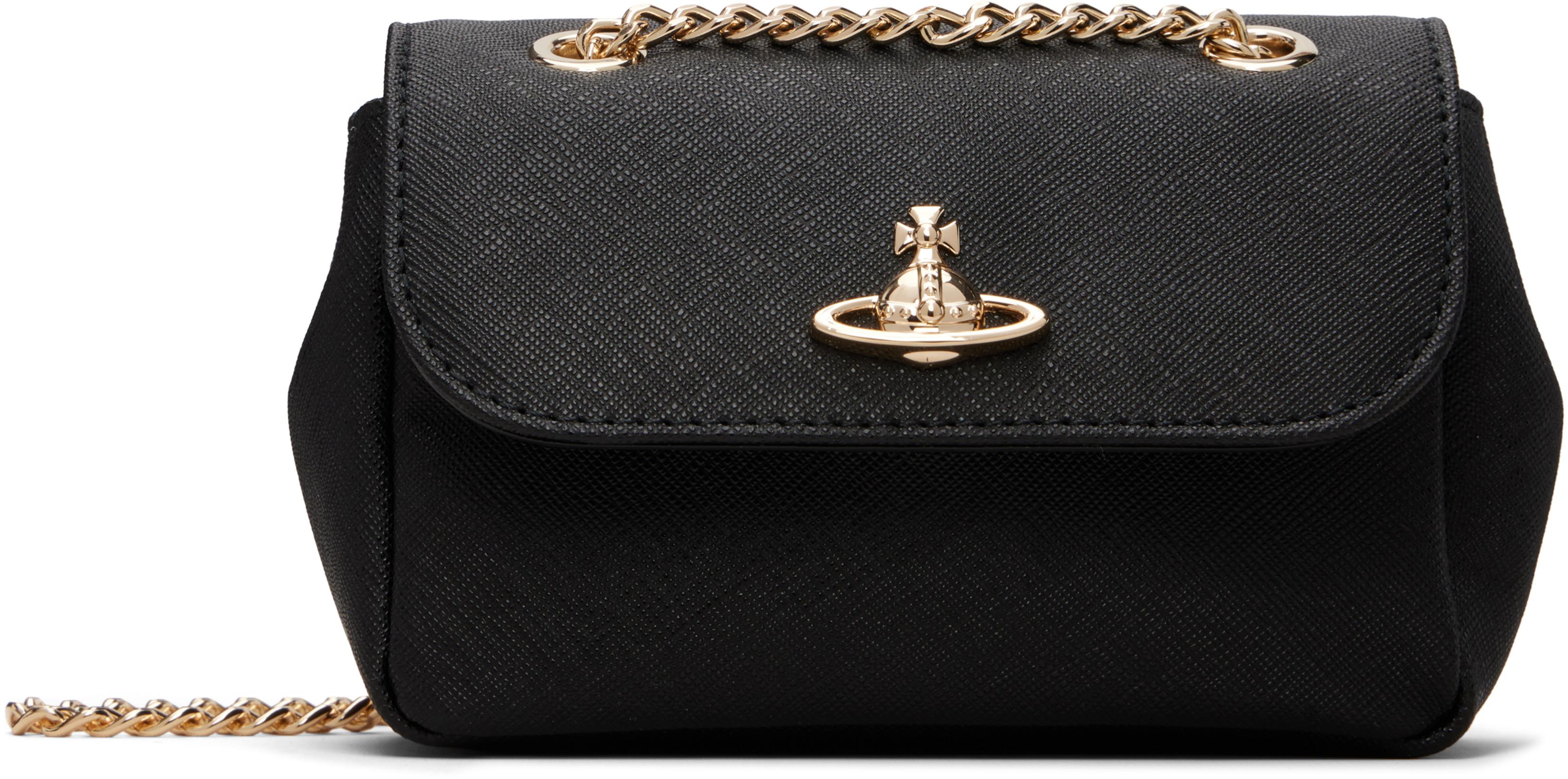 Black Small Chain Bag by VIVIENNE WESTWOOD