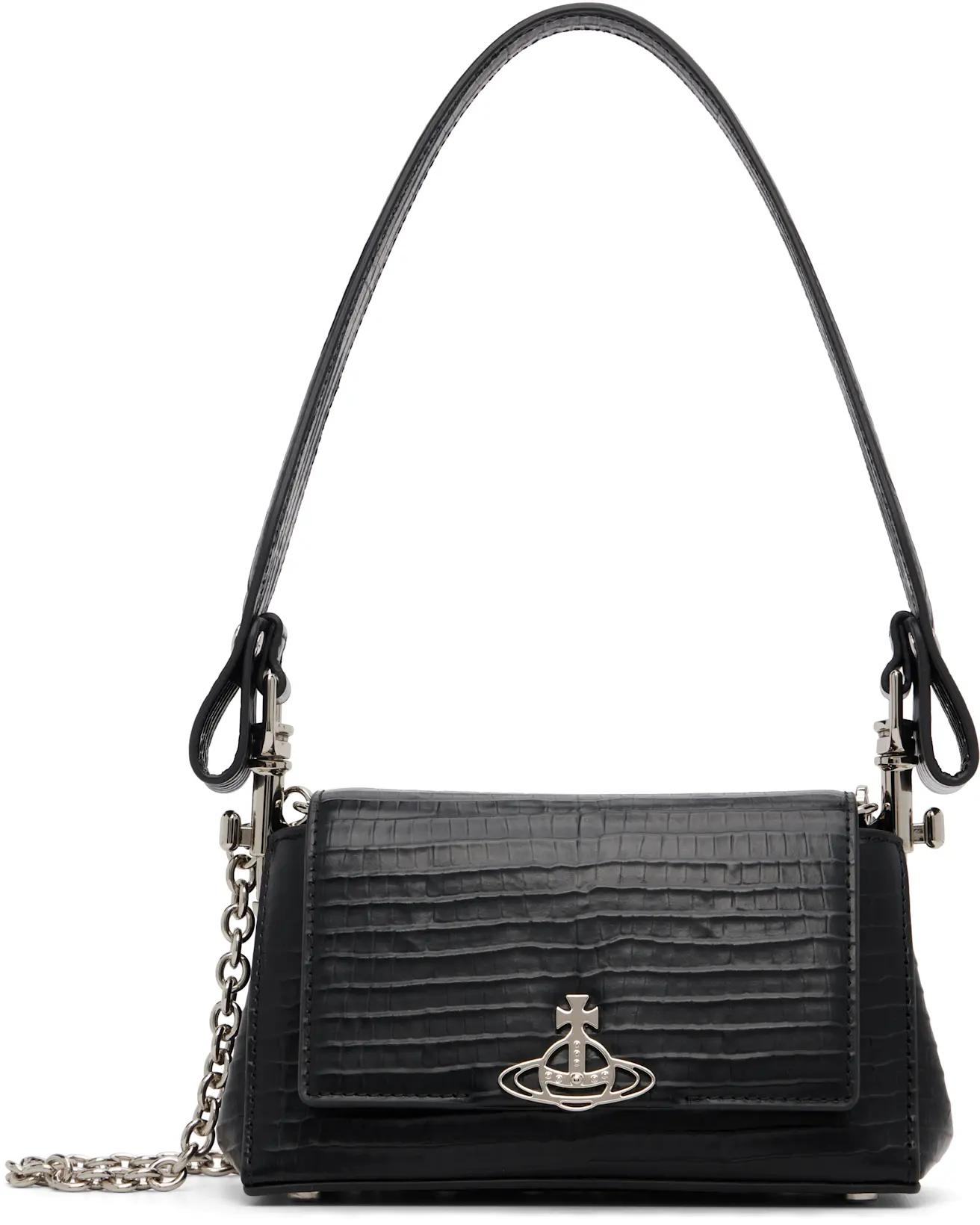 Black Small Hazel Bag by VIVIENNE WESTWOOD