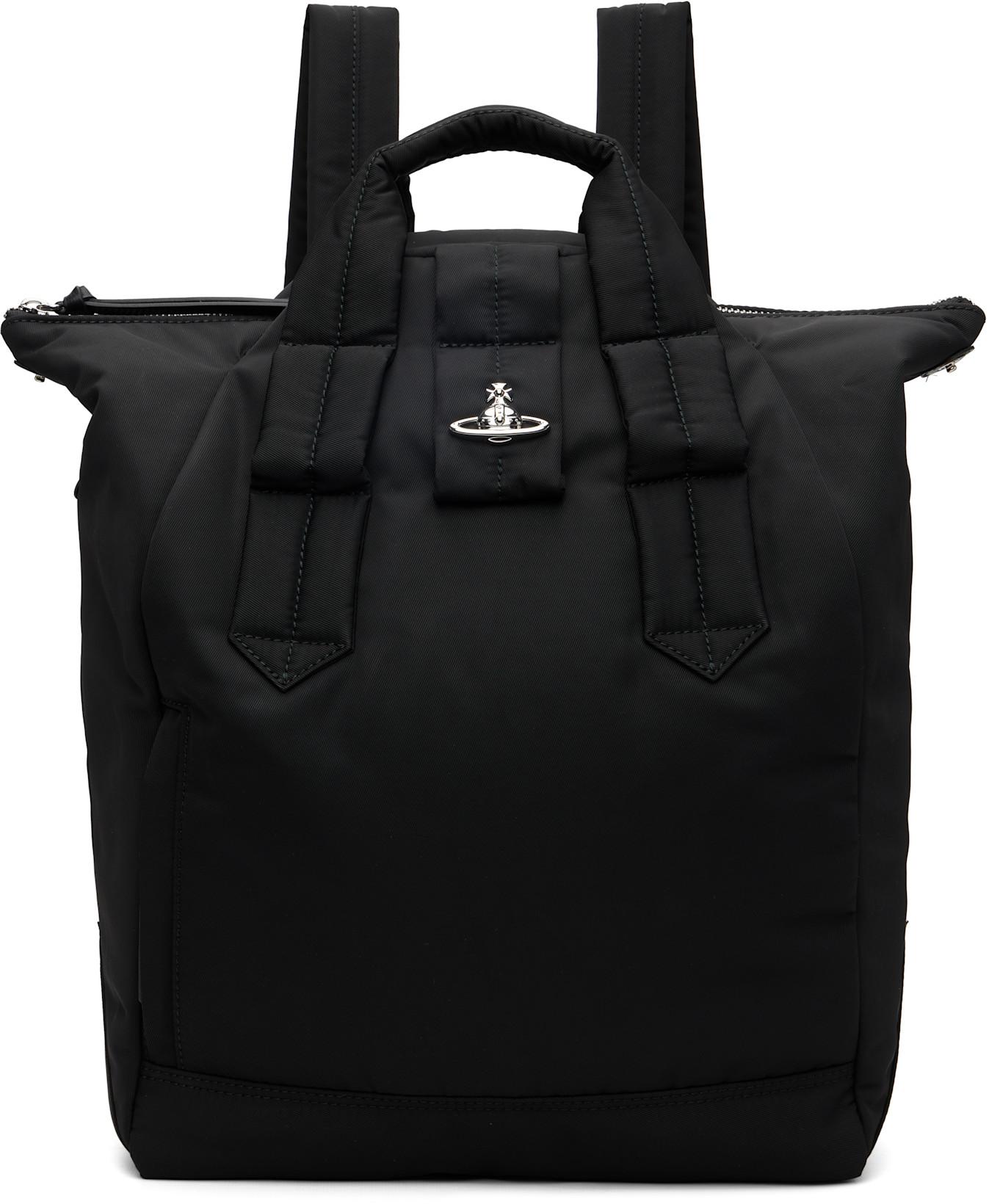 Black Steven Backpack by VIVIENNE WESTWOOD