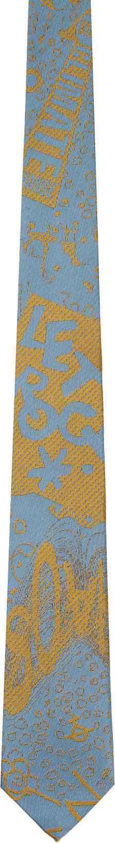 Blue 7cm 'Rock' Tie by VIVIENNE WESTWOOD