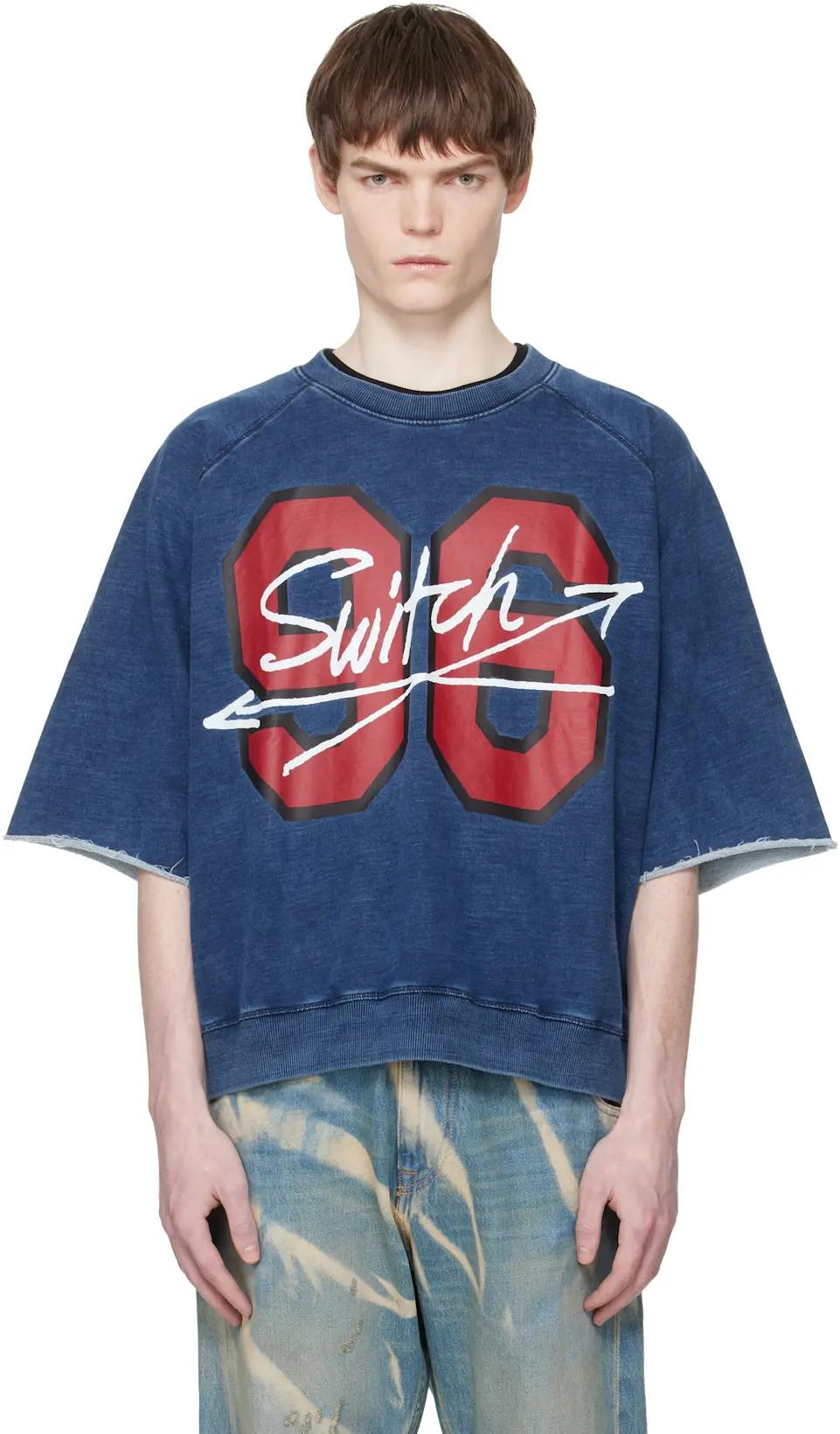 Blue 96 Switch S/S Raglan Sweatshirt by VIVIENNE WESTWOOD