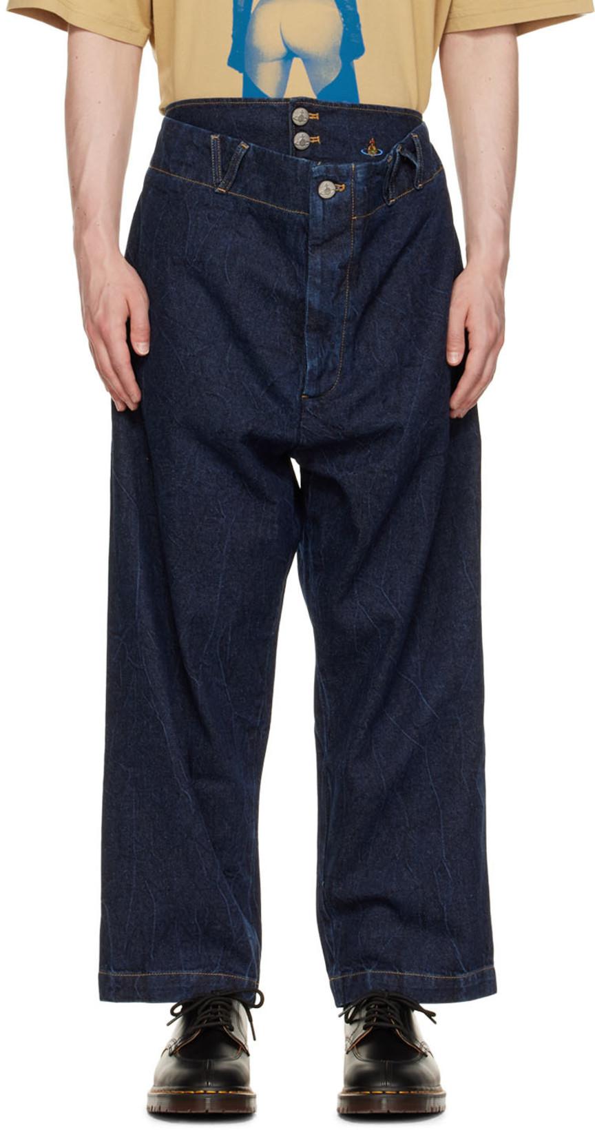Blue Alien Jeans by VIVIENNE WESTWOOD