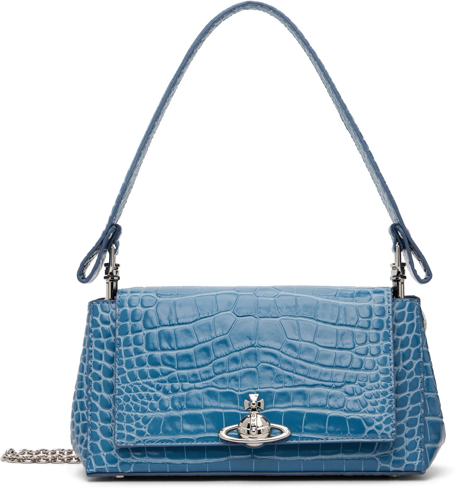 Blue Hazel Medium Bag by VIVIENNE WESTWOOD
