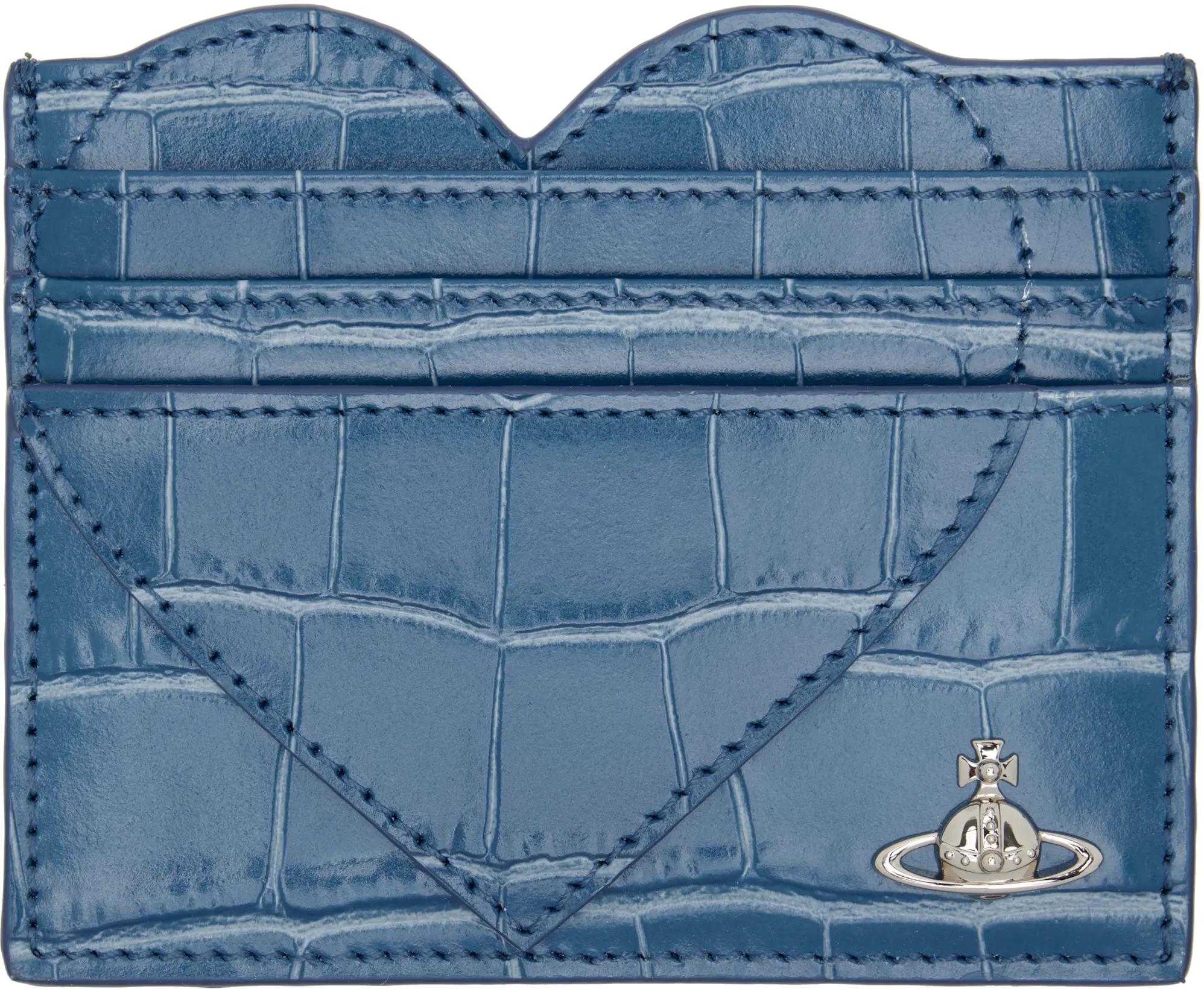 Blue Heart Card Holder by VIVIENNE WESTWOOD