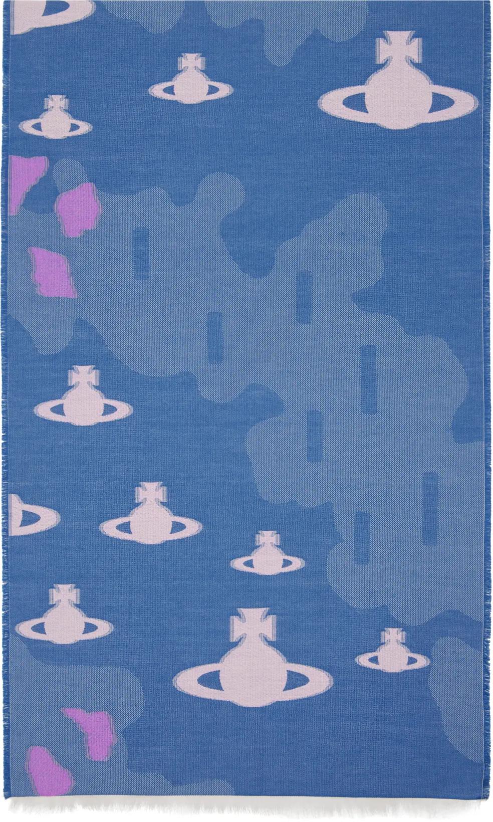 Blue Trial Scarf by VIVIENNE WESTWOOD