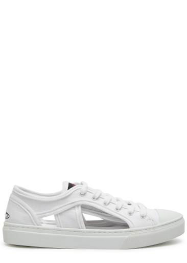 Brighton cut-out canvas sneakers by VIVIENNE WESTWOOD