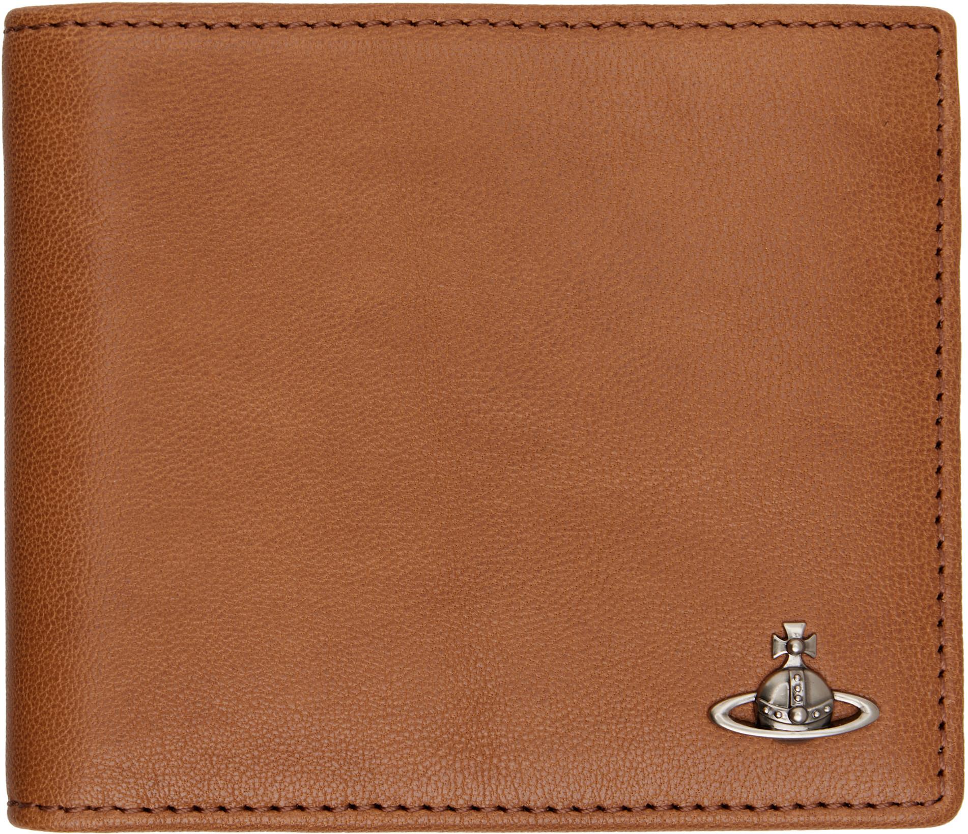 Brown Billfold Man Wallet by VIVIENNE WESTWOOD