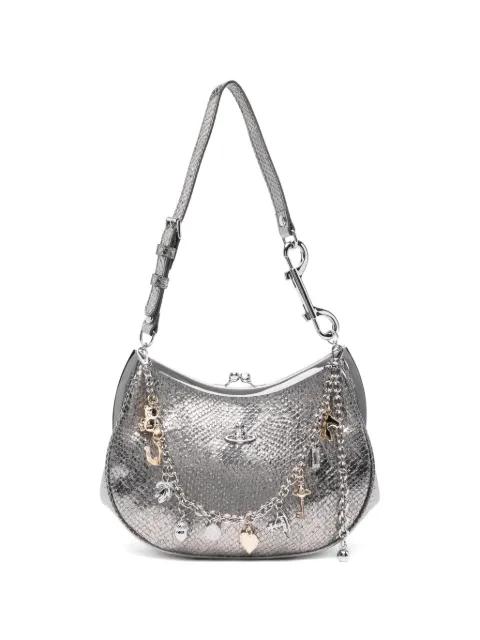 Charm Frame leather shoulder bag by VIVIENNE WESTWOOD