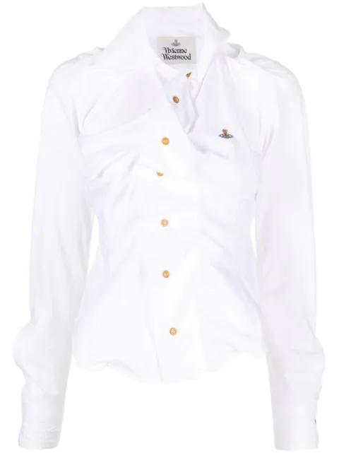 Drunken asymmetric shirt by VIVIENNE WESTWOOD