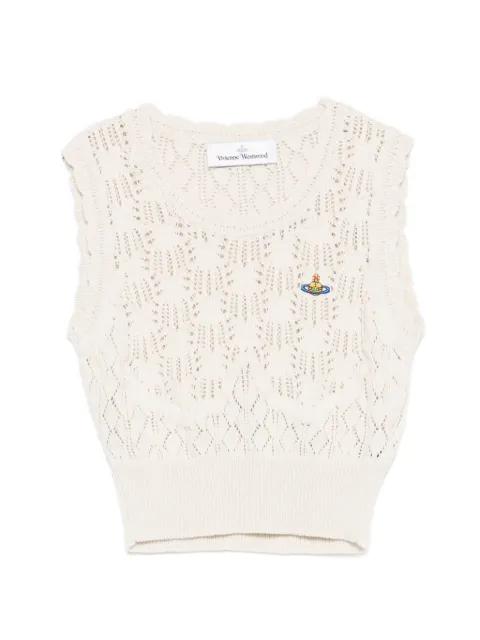 Ella openwork vest by VIVIENNE WESTWOOD