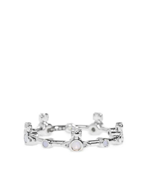 Felicia orb-detail ring by VIVIENNE WESTWOOD