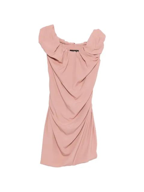 Ginnie Amber draped-detailing mini dress by VIVIENNE WESTWOOD