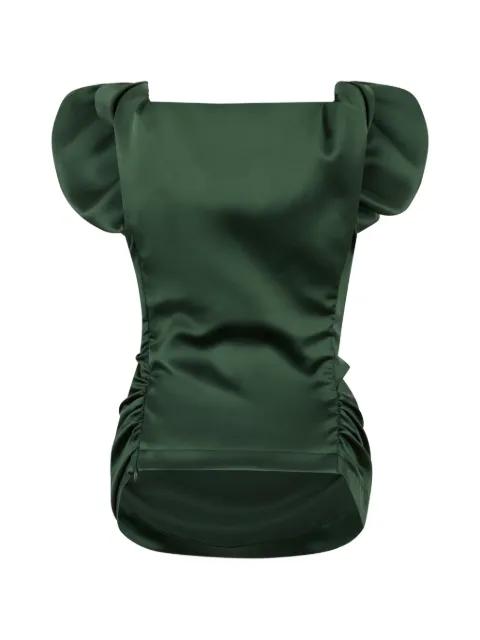 Ginnie gathered puff-sleeve blouse by VIVIENNE WESTWOOD