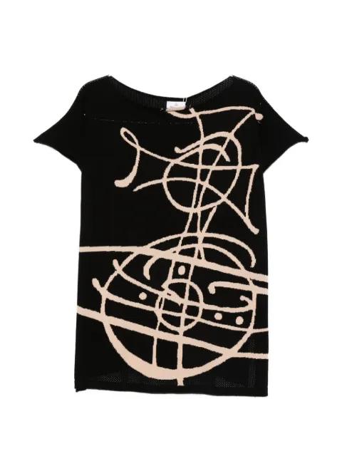 Graffiti Orb sleeveless top by VIVIENNE WESTWOOD