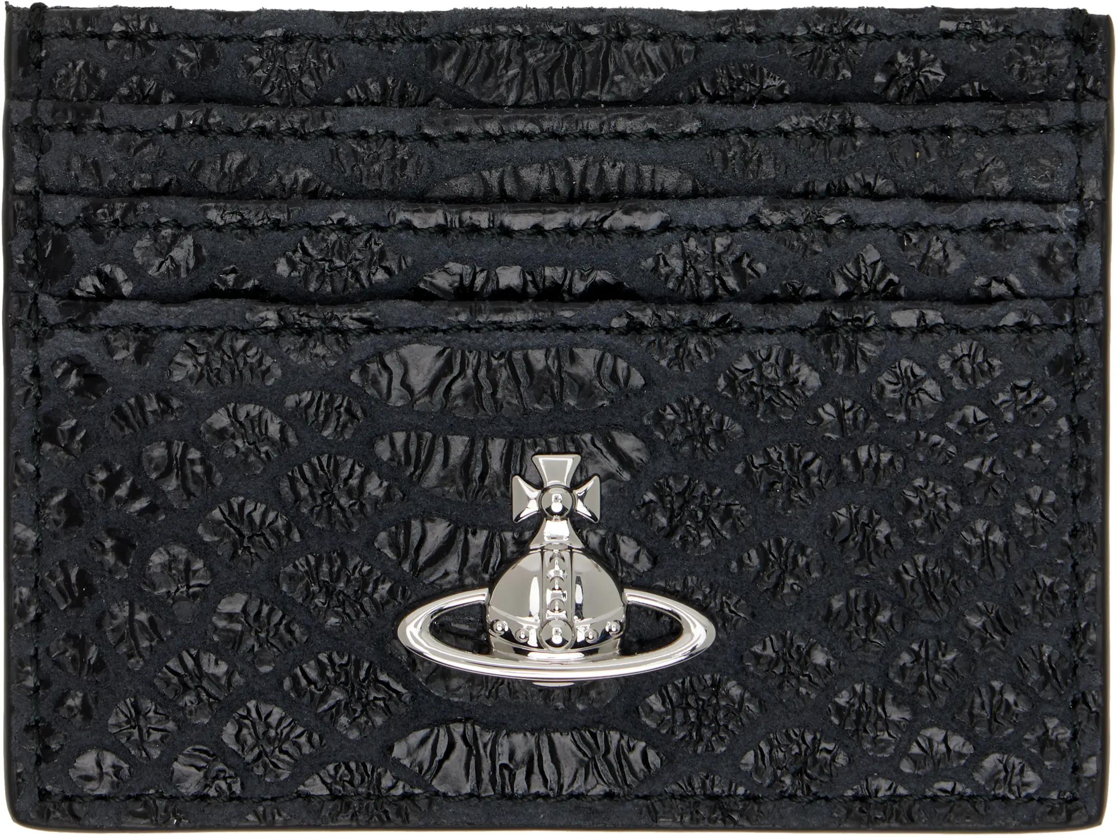 Gray Flat Card Holder by VIVIENNE WESTWOOD