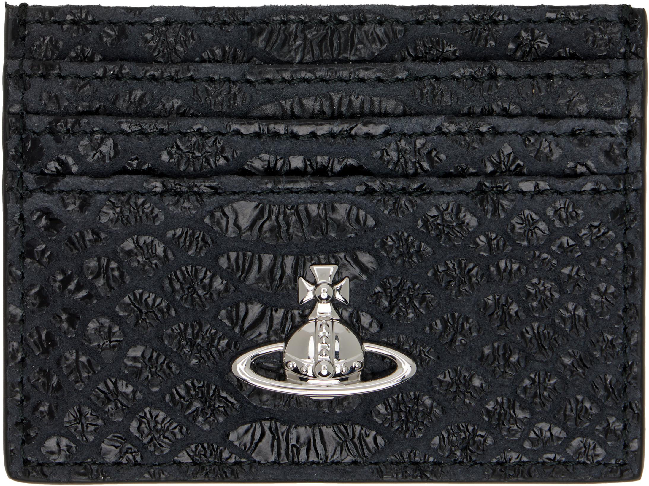 Gray Flat Card Holder by VIVIENNE WESTWOOD