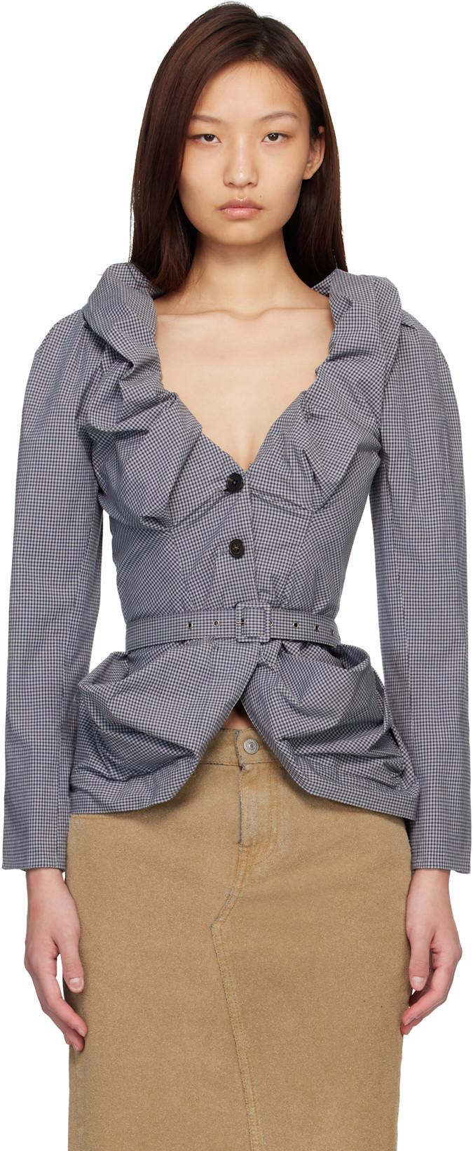 Gray Kendall Blazer by VIVIENNE WESTWOOD