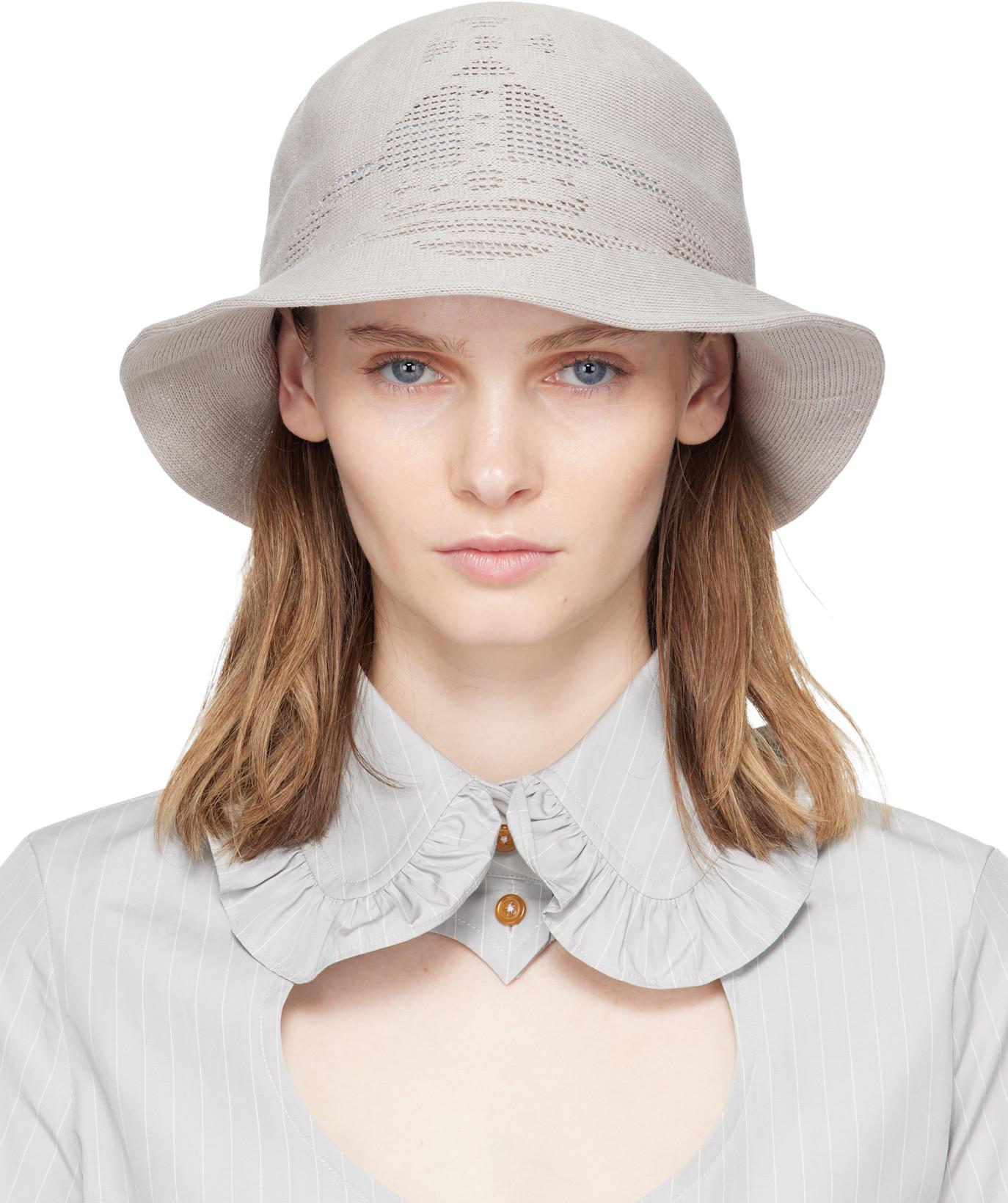 Gray Thermo Bucket Hat by VIVIENNE WESTWOOD