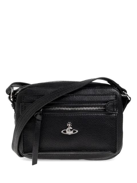 Hannah zip textured shoulder bag by VIVIENNE WESTWOOD