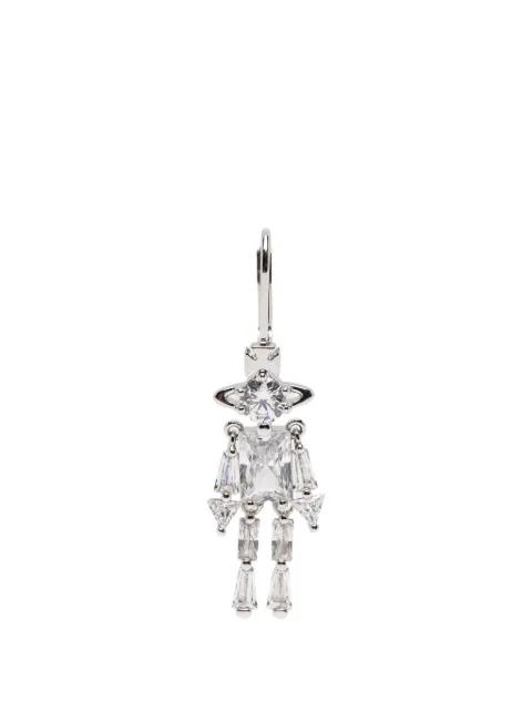 Issa crystal-embellished Orb earrings by VIVIENNE WESTWOOD