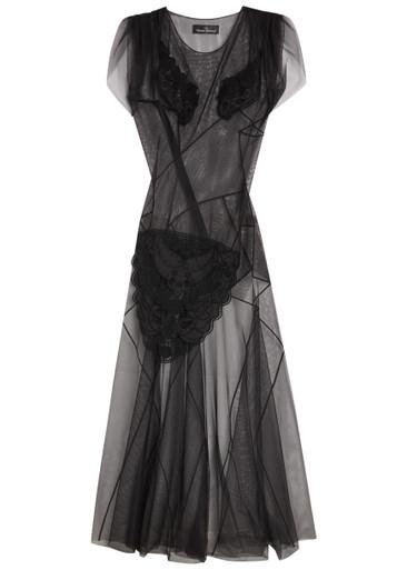 Justina embroidered-appliqué mesh maxi dress by VIVIENNE WESTWOOD