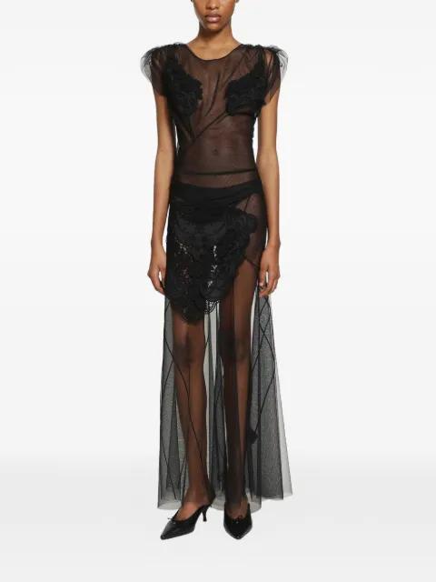 Justina lace-appliqué tulle dress by VIVIENNE WESTWOOD