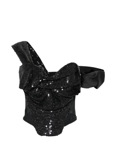 Knot sequin embellished corset top by VIVIENNE WESTWOOD