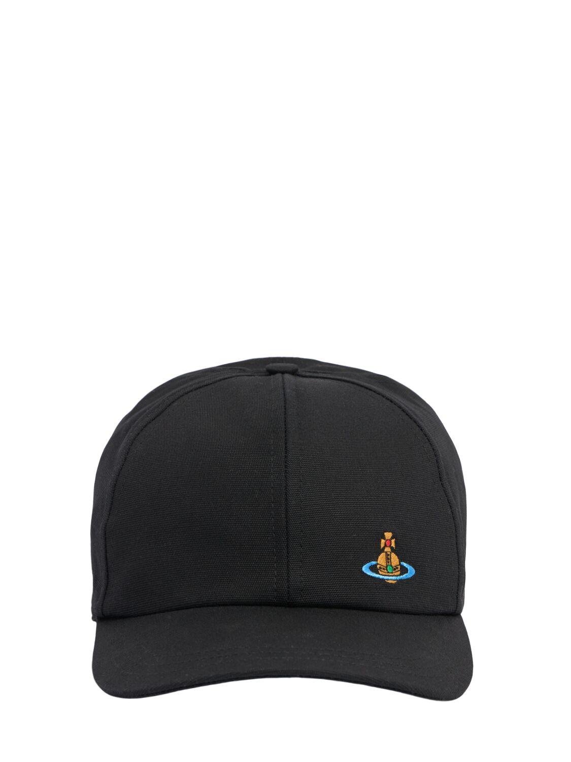 Logo Embroidery Cotton Baseball Cap by VIVIENNE WESTWOOD