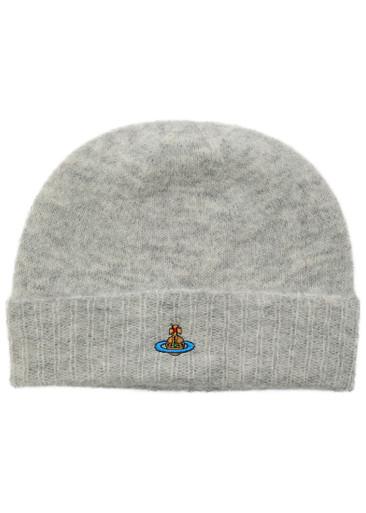 Logo-embroidered alpaca-blend beanie by VIVIENNE WESTWOOD