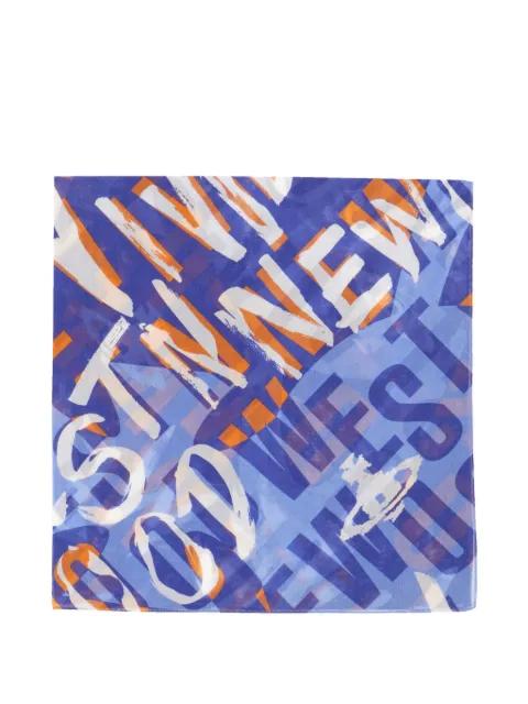 Logomania Orb handkerchief by VIVIENNE WESTWOOD