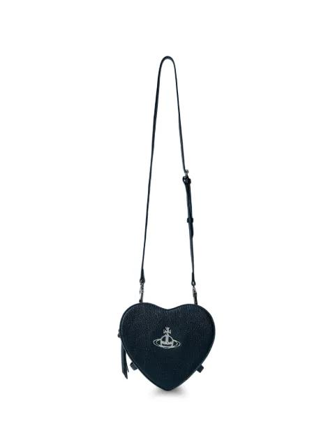 Louise heart textured crossbody bag by VIVIENNE WESTWOOD