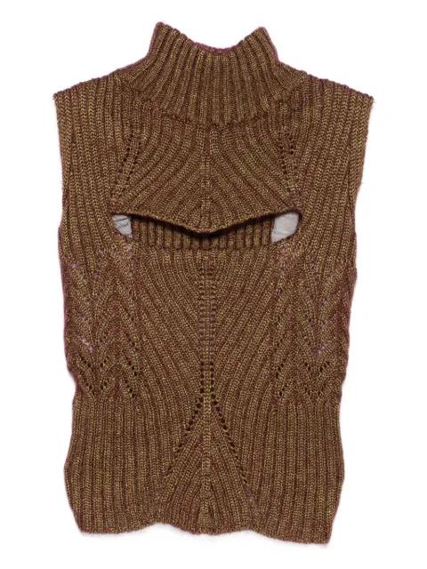 Mary Corset high-neck cut-out top by VIVIENNE WESTWOOD