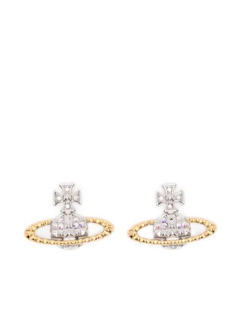 Mayfair crystal earrings by VIVIENNE WESTWOOD